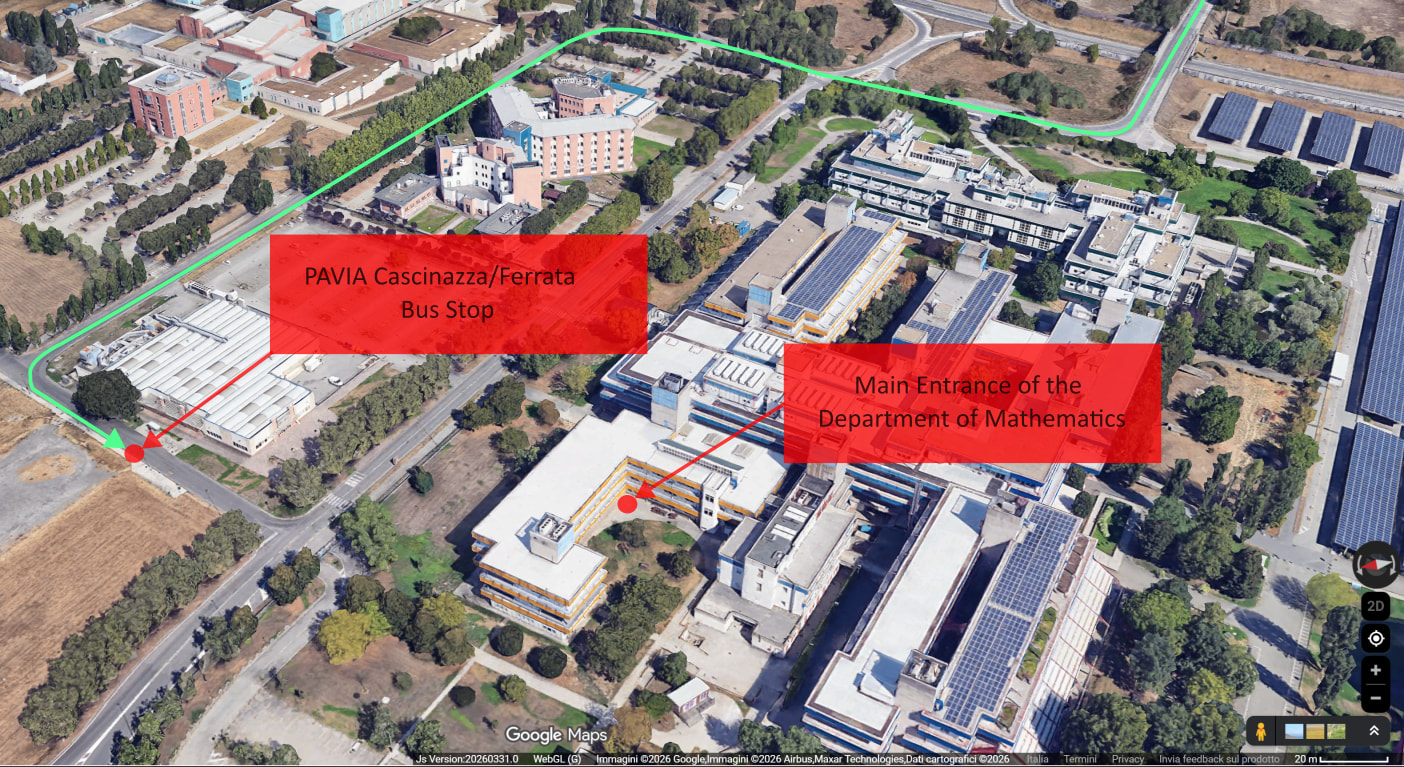 Bus stop at the department